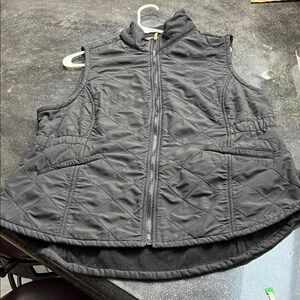 Black Quilted Vest